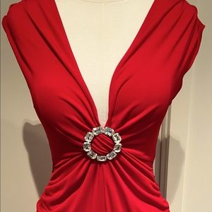 XOXO Collection Sleeveless Dress with Lace Coverup